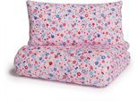 Bettwäsche OTTO HOME "Mariby", rosa (rosé), B/L: 135cm x 200cm, 1 Stk., 1 Stk., Renforcé, B/L: 40cm x 80cm, 2 Stk., Renforcé, Obermaterial: 100% Baumwolle, Bettwäsche, Bettwäsche, mit feinem Blümchen Design, skandinavisch, romantische Bettwäsche