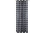 Vorhang ADAM "Romantic Puligny" Gr. 1, blau (dunkelblau), B:145cm H:145cm, Jacquard, Baumwolle (Bio-Baumwolle), Gardinen, Vorhang, aus 100% Bio-Baumwolle