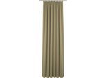 Vorhang WIRTH "Newbury" Gr. 5, braun (schlamm), B:130cm H:245cm, Jacquard, Baumwolle, Polyester, Gardinen, Vorhang