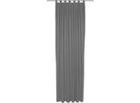 Vorhang WIRTH "Dim out", grau, B:142cm H:395cm, Polyester, Gardinen, Vorhang, nach Maß