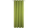 Vorhang WIRTH "Newbury", grün, B:130cm H:355cm, Baumwolle, Polyester, Gardinen, Vorhang, nach Maß