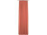 Vorhang ADAM "Uni Collection light" Gr. 3, orange, B:145cm H:225cm, Baumwolle (Bio-Baumwolle), Gardinen, Vorhang, aus 100% Bio-Baumwolle