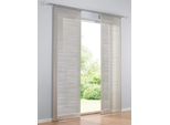 Schiebegardine HEINE HOME Gr. 4, grau (taupe), B:60cm H:245cm, Polyester, Gardinen, Schiebegardine