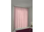 Vorhang ADAM "Uni Collection" Gr. 1, rosa, B:145cm H:145cm, Jacquard, Baumwolle (Bio-Baumwolle), Gardinen, Vorhang, aus 100% Bio-Baumwolle
