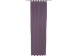 Vorhang ADAM "Uni Collection", lila (aubergine), B:142cm H:265cm, Baumwolle (Bio-Baumwolle), Gardinen, Vorhang, Blickdichter aus 100% Bio-Baumwolle