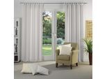 Vorhang WIRTH "Berwick" Gr. 3, braun, B:132cm H:225cm, Jacquard, Baumwolle, Polyester, Gardinen, Vorhang