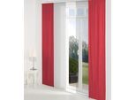 Schiebegardine WIRTH "LANGWASSER" Gr. 1, rot, B:60cm H:145cm, Jacquard, Polyacryl, Polyester, Gardinen, Schiebegardine, inkl. Beschwerungsstange