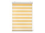 Doppelrollo LIEDECO "Duo-Rollo mit Blende" Gr. 2, rot (apricot), B:80cm H:160cm, Polyester, Rollos, Doppelrollo