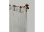 Gardinenstange GARESA "BOLTI", braun (bronzefarben), L:240cm Ø:16mm, Metall, Gardinenstangen, Gardinenstange, Vorhanggarnitur, verlängerbar, Wandmontage, ohne Ringe