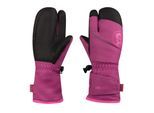 Skihandschuhe TROLLKIDS "KIDS TROLL 3 FINGER GLOVE", Damen, Gr. 6 (11Y/12Y), bright berry, light magenta, Obermaterial: 100% Polyester. Futter: 100% Polyester. Wattierung: 100% Polyester, Handschuhe Skihandschuhe