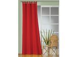 Gardine WIRTH "Daria" Gr. 3, rot, B:135cm H:225cm, Polyester, Gardinen, Gardine