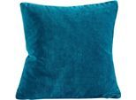 Kissenhülle HEINE HOME Gr. 3, blau (petrol), B:50cm L:50cm, Baumwolle, 100% Baumwolle, Kissenbezüge, Kissenhülle