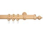 Gardinenstange GOOD LIFE "Trend" Gr. 2, braun (eiche hell), L:140cm Ø:28mm, Gardinenstangen, Gardinenstange