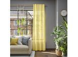 Vorhang NEUTEX FOR YOU "Libre-ECO", gelb, B:142cm H:200cm, Jacquard, Polyester, Gardinen, Vorhang, nach Maß