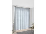 Vorhang WIRTH "Telfort" Gr. 2, blau, B:132cm H:175cm, Jacquard, Baumwolle, Polyester, Gardinen, Vorhang