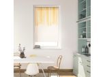 Seitenzugrollo LICHTBLICK ORIGINAL "Rollo Klemmfix, ohne Bohren, Verdunkelung, Flowing Honey - Gelb", gelb (gelb, weiß), B:90cm H:150cm, Polyester, Rollos, Seitenzugrollo