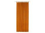 Vorhang WIRTH "Trondheim 328 g/m²" Gr. 12, gold (altgold), B:172cm H:255cm, Chenille, Polyacryl, Gardinen, Vorhang