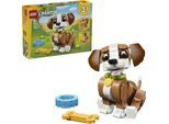 Konstruktionsspielsteine LEGO "Niedliche Tiere: Verspielter Welpe (31382), LEGO Creator", bunt, Spielbausteine, Kinder, Kunststoff, Konstruktionsspielsteine, Made in Europe