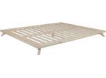 Massivholzbett KARUP DESIGN "Senza", braun (holzfarben), B:180cm L:200cm, Betten, Massivholzbett
