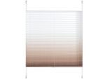 Plissee LIEDECO "Farbverlauf" Gr. 11, braun (kaffee), B:120cm H:130cm, Obermaterial: 100% Polyester, Plissees, Plissee