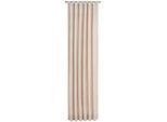 Vorhang WIRTH "Trondheim 234 g/m²" Gr. 15, beige (natur), B:270cm H:245cm, Chenille, Polyacryl, Gardinen, Vorhang