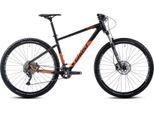 Mountainbike GHOST "Kato Advanced 27.5 AL" Gr. 36, schwarz (schwarz, orange), Fahrräder, Kinder, 36cm, 27,5 Zoll (69,85cm), Mountainbike, für Damen und Herren, Kettenschaltung