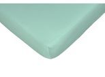 Spannbettlaken CASATEX "Jerry", grün (mint), 1 Stk., Jersey, 90-100x190-200 30cm, Jersey, Obermaterial: 100% Baumwolle, Bettlaken, Spannbettlaken, komfortables Überziehen durch hohe Elastizität