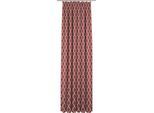 Vorhang ADAM "Maroccan Shiraz" Gr. 3, rot (dunkelrot), B:145cm H:225cm, Jacquard, Baumwolle (Bio-Baumwolle), Gardinen, Vorhang, aus 100% Bio-Baumwolle