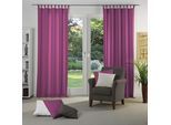 Vorhang WIRTH "Dim out", pink, B:142cm H:205cm, Polyester, Gardinen, Vorhang, nach Maß