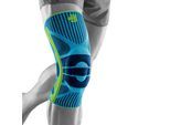 Kniebandage BAUERFEIND "Knee Support", Gr. XS, blau, Obermaterial: 57% Baumwolle, 41% Polyester, 2% Elasthan, Bandagen Kniebandage