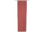 Vorhang ADAM "Uni Collection light", rot, B:142cm H:385cm, Baumwolle (Bio-Baumwolle), Gardinen, Vorhang, aus 100% Bio-Baumwolle