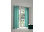 Vorhang ADAM "Graphic Ventus" Gr. 2, blau (petrol), B:145cm H:175cm, Jacquard, Baumwolle (Bio-Baumwolle), Gardinen, Vorhang, aus 100% Bio-Baumwolle