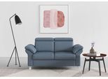 2-Sitzer SIT & MORE "Arngast", bunt (graublau), B:156cm H:84cm T:93cm, Sofas, 2-Sitzer, inklusive Federkern und Kopfteilverstellung