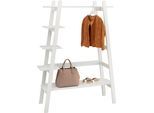 Garderobe OTTO HOME "Rikke", weiß, B:118cm H:168cm T:40cm, Massivholz, Garderobenpaneele, Garderobe, "Rikke", Breite 118 cm