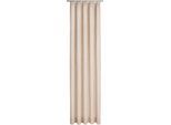 Vorhang WIRTH "Holmsund 288g/qm" Gr. 14, beige (natur), B:270cm H:225cm, Chenille, Polyacryl, Gardinen, Vorhang
