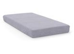 Bettlaken SETEX "Frottee", grau (silbergrau), B:95cm L:195cm, Frottee, Obermaterial: 80% Baumwolle, 20% Polyester, Bettlaken, Bettlaken, kuschelig weiches Qualitäts-Spannbetttuch mit elastischem Gummizug