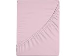 Spannbettlaken BELLANA "bellana premiumstretch", puder, 1 Stk., Jersey-Elasthan, 90-120x200-220 18-35cm, Jersey-Elasthan, Obermaterial: 95% Baumwolle, 5% Elasthan, Bettlaken, Spannbettlaken, super elastisch