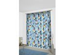 Vorhang ADAM "Pirates" Gr. 4, blau, B:145cm H:245cm, Jacquard, Baumwolle (Bio-Baumwolle), Gardinen, Vorhang, Blickdichter aus 100% Bio-Baumwolle