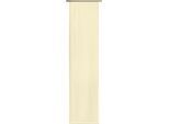 Schiebegardine WIRTH "Sunday" Gr. 1, beige (creme), B:60cm H:145cm, Jacquard, Baumwolle, Polyester, Gardinen, Schiebegardine, Mit Zubehör