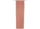 Vorhang ADAM "Uni Collection light", orange, B:142cm H:375cm, Baumwolle (Bio-Baumwolle), Gardinen, Vorhang, aus 100% Bio-Baumwolle