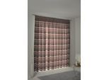 Vorhang WIRTH "Benewitz" Gr. 1, orange (terra), B:132cm H:145cm, Jacquard, Baumwolle, Polyester, Gardinen, Vorhang