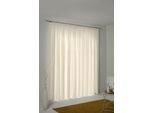 Vorhang WIRTH "Toco-Uni" Gr. 11, beige, B:132cm H:200cm, Chenille, Polyacryl, Gardinen, Vorhang