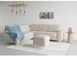 Ecksofa SIT & MORE "Sinatra L-Form", grau (elephant), B:251cm H:85cm T:231cm, 100% Polyester, Sofas, Ecksofa, optional mit Kopfteilverstellung und Armteilfunktion