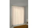 Vorhang WIRTH "Toco-Uni" Gr. 13, beige, B:132cm H:250cm, Chenille, Polyacryl, Gardinen, Vorhang