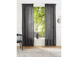 Vorhang "Lanea" Gr. 4, grau (anthrazit), B:135cm H:245cm, Baumwolle, Polyester, LEGER HOME BY LENA GERCKE, Gardinen, Vorhang, Leinenoptik, 1 Schal, verschiedene Größen