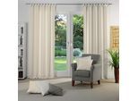 Vorhang WIRTH "Dim out", beige, B:142cm H:345cm, Polyester, Gardinen, Vorhang, nach Maß