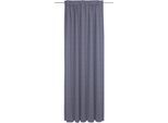Vorhang ADAM "Urban Cactus" Gr. 1, blau (royalblau), B:142cm H:145cm, Jacquard, Baumwolle, Gardinen, Vorhang, aus 100% Bio-Baumwolle