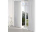 Schiebegardine WIRTH "Torbole" Gr. 4, grau, B:60cm H:245cm, Jacquard, Baumwolle, Polyester, Gardinen, Schiebegardine