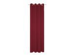 Vorhang WIRTH "Dim out", rot, B:142cm H:165cm, Polyester, Gardinen, Vorhang, nach Maß