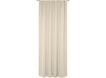 Vorhang WIRTH "Berwick" Gr. 1, gold (goldfarben), B:132cm H:145cm, Jacquard, Baumwolle, Polyester, Gardinen, Vorhang